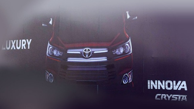 Toyota Innova Crysta mới dành cho Ấn Độ 1