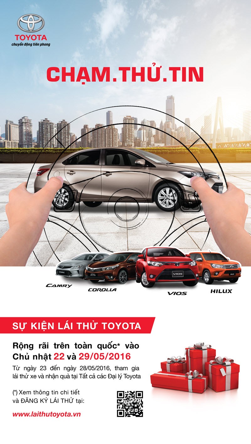Chương trình lái thử của Toyota trên toàn quốc a