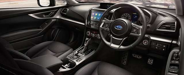 Nội thất của Subaru Impreza 2017 sang trọng với các trang bị hiện đại.