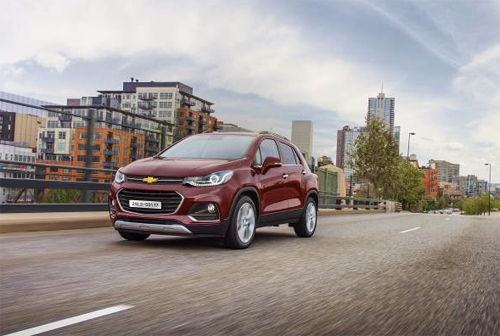 Chevrolet Trax sở hữu thiết kế thể thao.