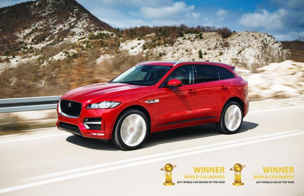 Jaguar F-Pace giành giải xe của năm và thiết kế của năm.