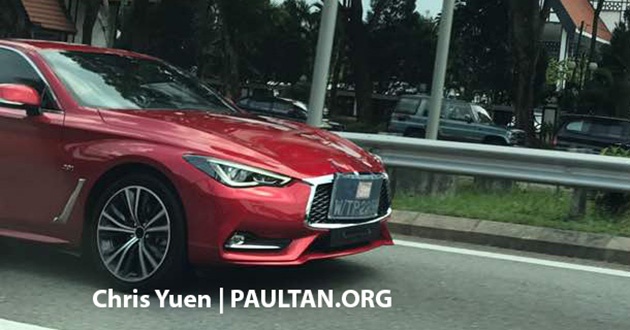 Infiniti Q60 chạy thử nghiệm, chuẩn bị ra mắt thị trường Malaysia.