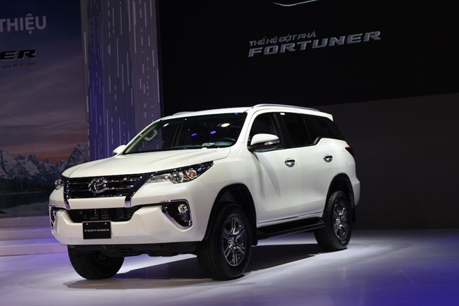 Toyota Fortuner 2017 chiếm phần lớn trong tổng kim ngạch nhập khẩu ô tô từ Indonesia vào Việt Nam.