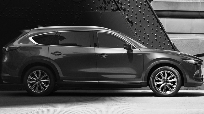 Mazda CX-8 có nhiều nét của CX-5 và CX-9.