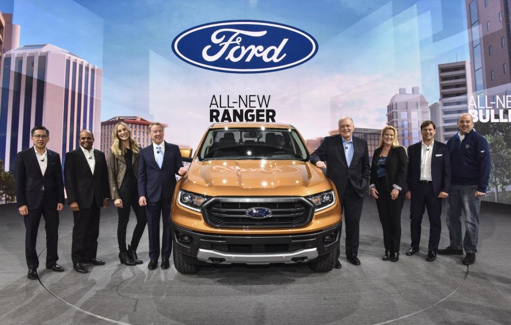 Ford Ranger 2019 chính thức ra mắt Mỹ tại triển lãm Detroit 2018 ,