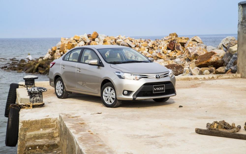 Toyota Vios - Xe ô tô du lịch bán chạy nhất thị trường Việt tháng 1/2018 .