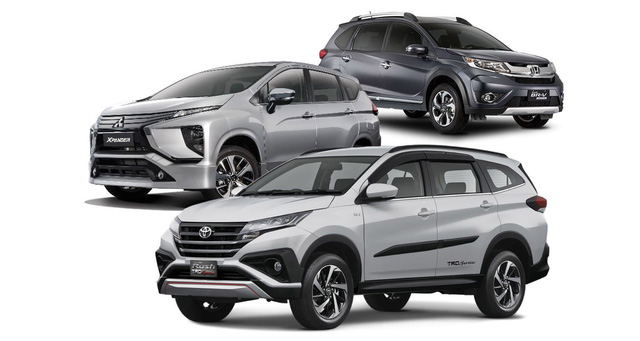 So sánh xe Mitsubishi Xpander 2018, Toyota Rush 2018 và Honda BR-V 2018 sắp về Việt Nam...