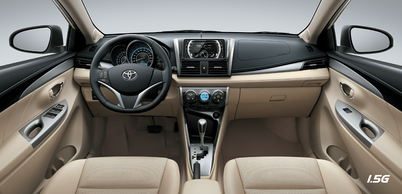 Khoang nội thất Toyota Vios 2018,,,