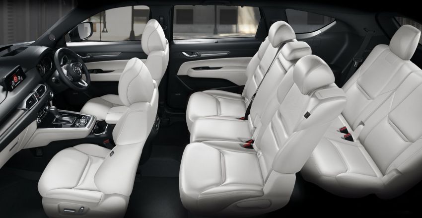 Khoang nội thất Mazda CX-8 2018.