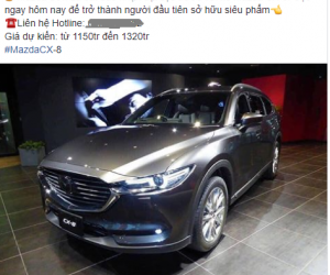 Mazda CX-8 2019 lắp ráp tại Việt Nam chuẩn bị bán ra vào tháng sau 2a