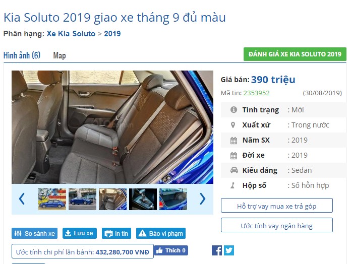 Giá đặt cọc Kia Soluto 2019 chỉ từ 390 triệu đồng, chuẩn bị mở bán tại Việt Nam 1a