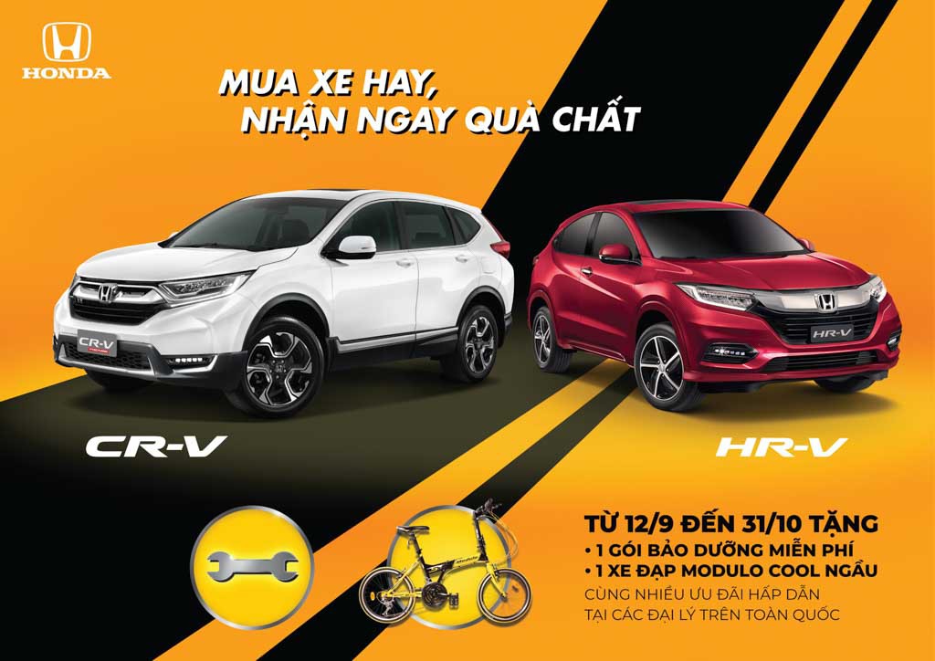 Khách Việt Mua Honda CR-V và HR-V sẽ được tặng quà gần 10 triệu đồng đến hết tháng 10/2019 1a