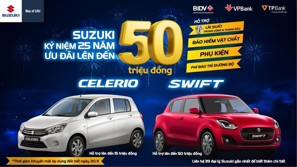 Suzuki Swift 2019 nhận ưu đãi đến 50 triệu đồng dịp cuối tháng 11/2019 1a