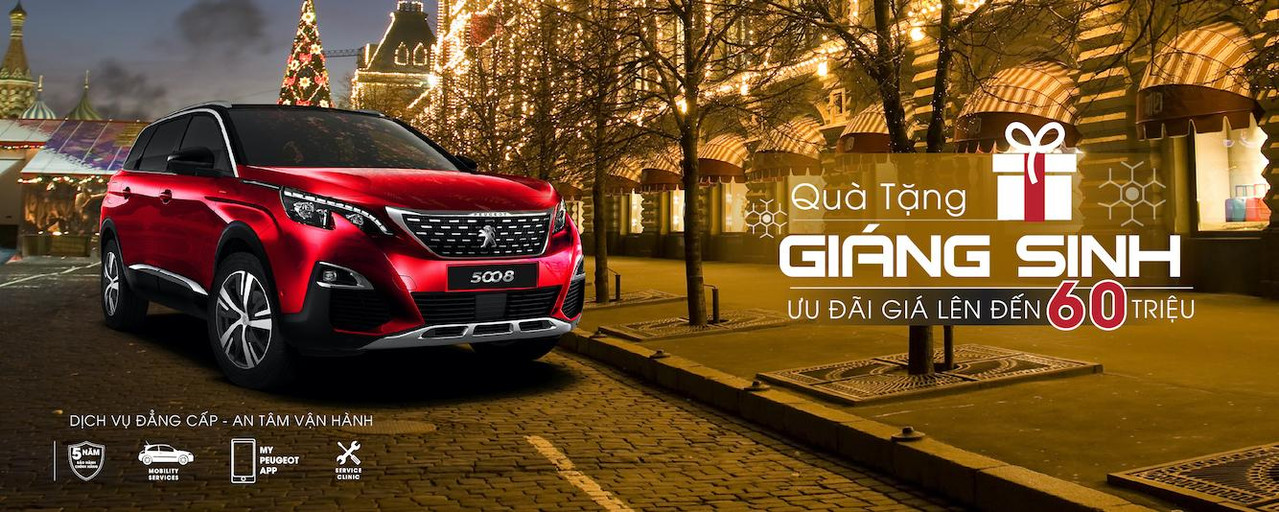 Peugeot Việt Nam tặng quà Giáng Sinh đến 60 triệu đồng cho khách hàng 1a