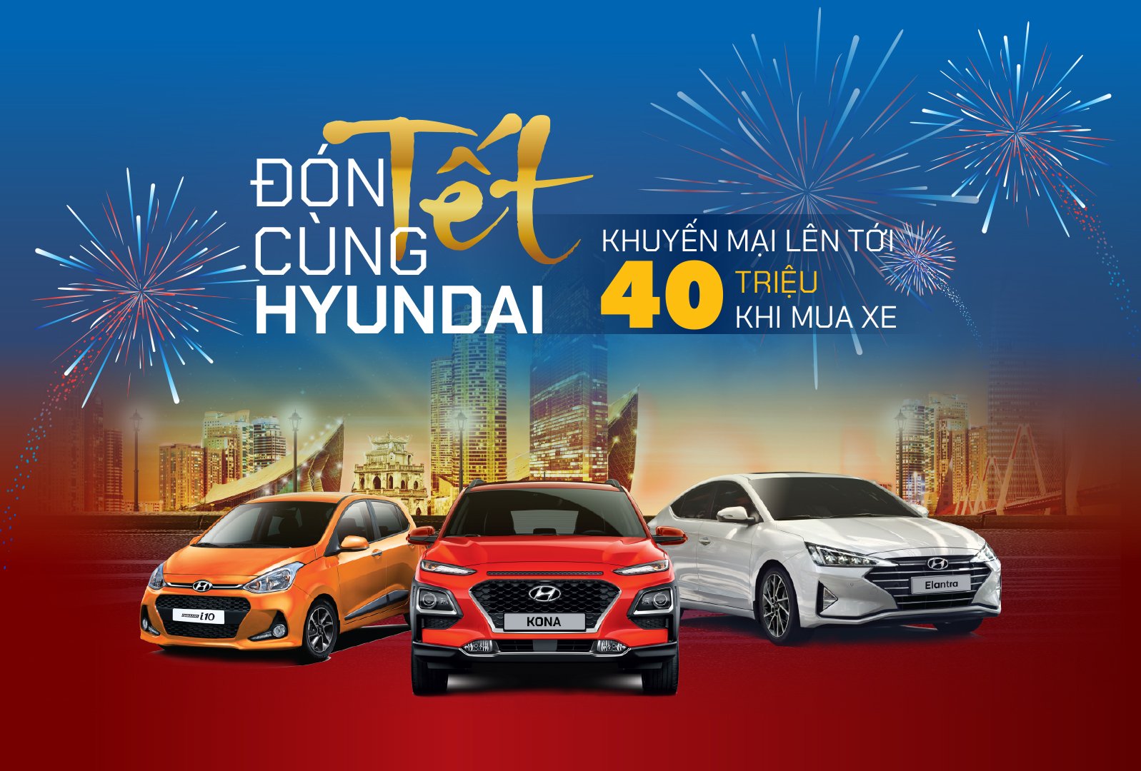 TC Motor tung khuyến mãi đến 40 triệu đồng cho khách mua xe Hyundai dịp cuối năm 1a