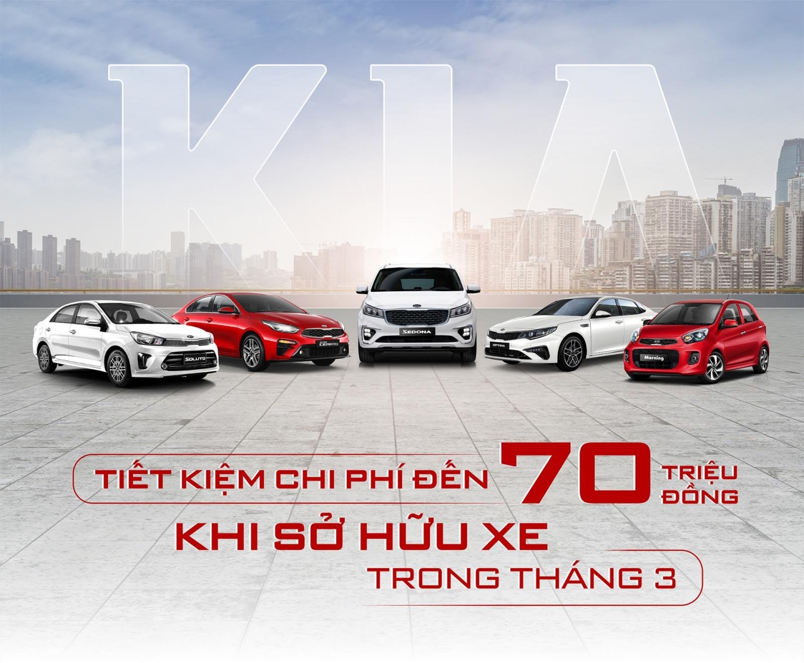 Thaco ưu đãi giá xe Kia trong tháng 3/2020 lên đến 70 triệu đồngsdg