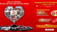 Tháng 3, Honda tri ân khách hàng Việt trên toàn quốc